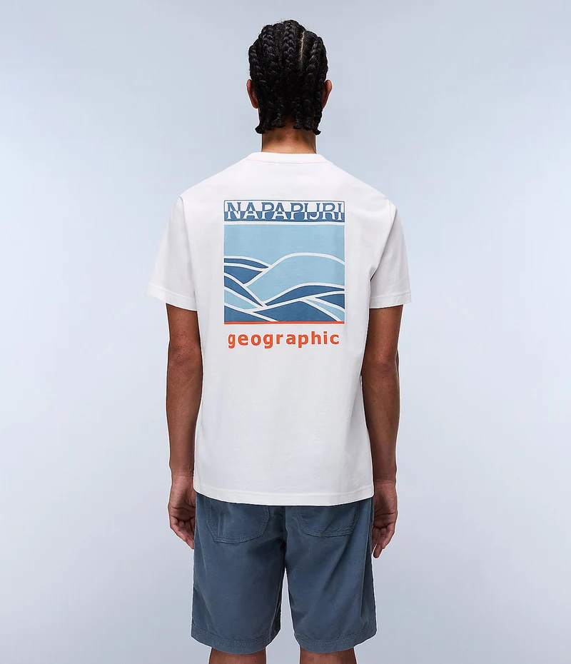 Napapijri Sovana Herren-T-Shirt – Weiß