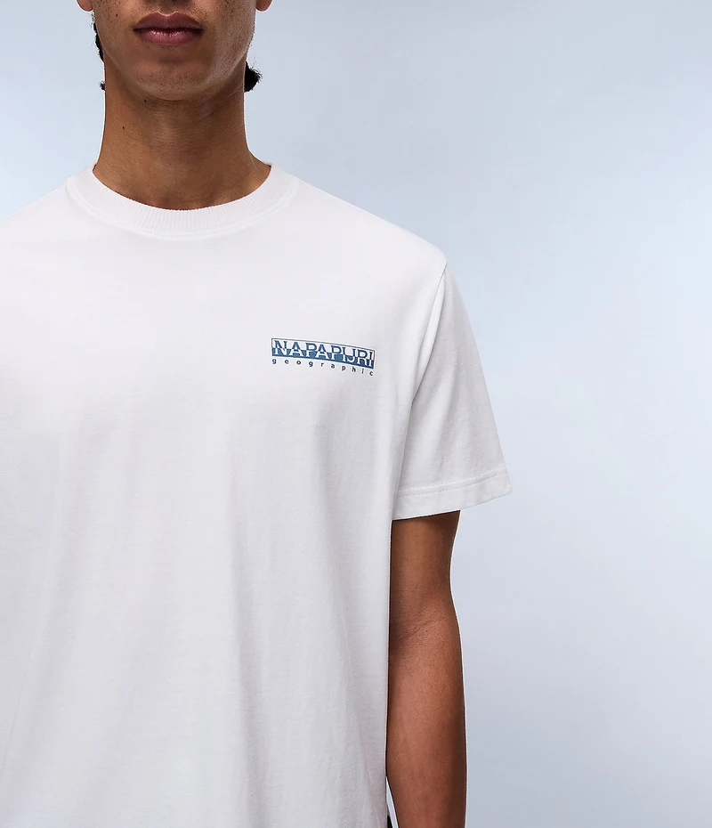 Napapijri Sovana Herren-T-Shirt – Weiß