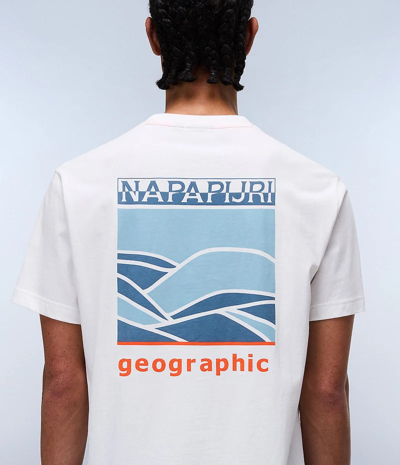 Napapijri Sovana Herren-T-Shirt – Weiß
