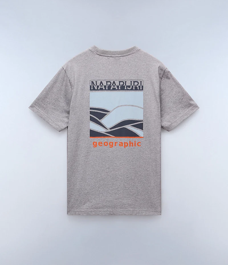 Napapijri Sovana Herren-T-Shirt – Grau meliert