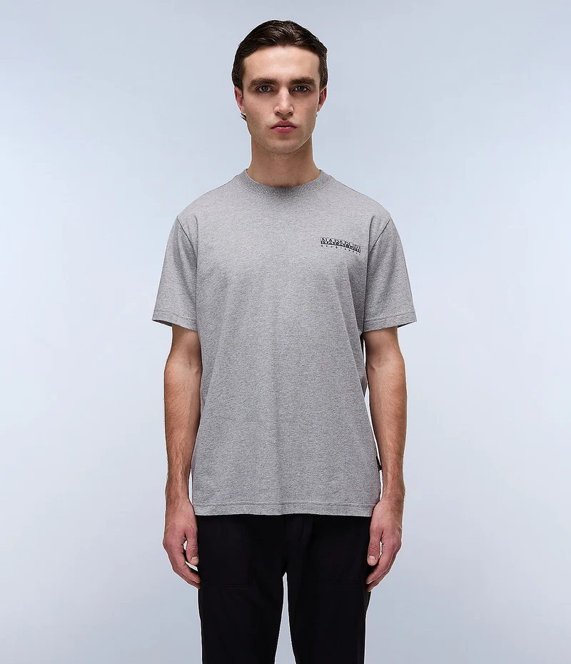 Napapijri Sovana Herren-T-Shirt – Grau meliert