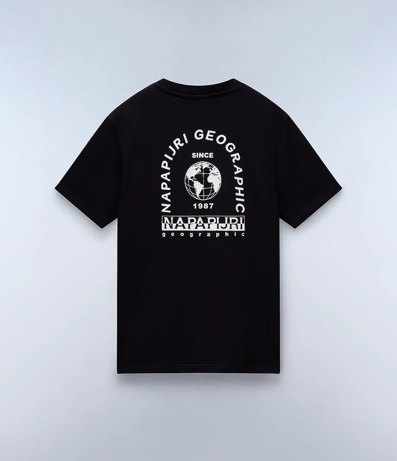 Napapijri Dati Herren-T-Shirt – Schwarz