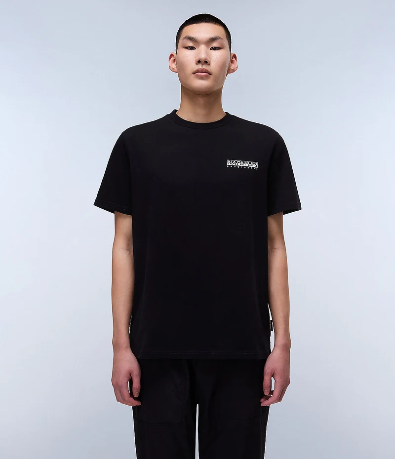 Napapijri Dati Herren-T-Shirt – Schwarz