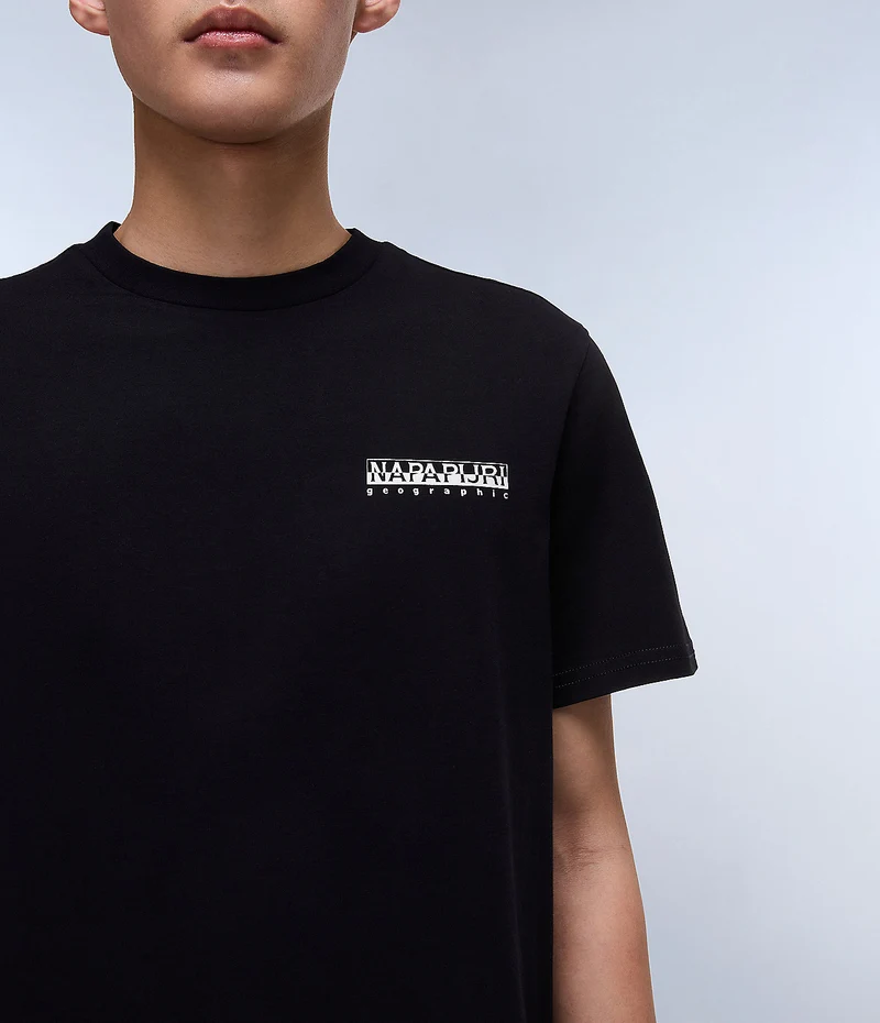 Napapijri Dati Herren-T-Shirt – Schwarz