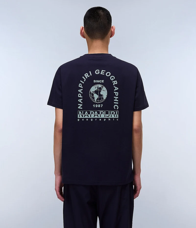 Napapijri Dati Herren-T-Shirt – Marineblau