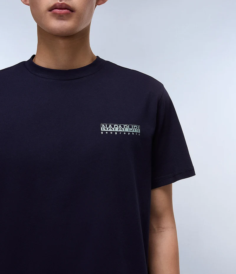 Napapijri Dati Herren-T-Shirt – Marineblau