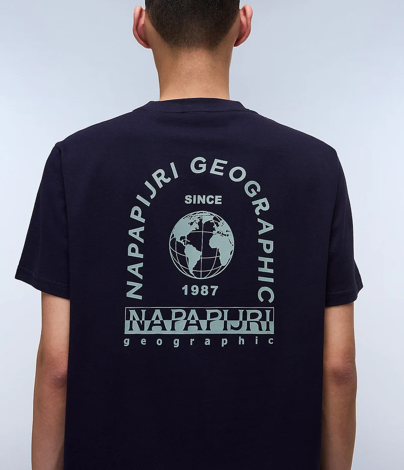 Napapijri Dati Herren-T-Shirt – Marineblau