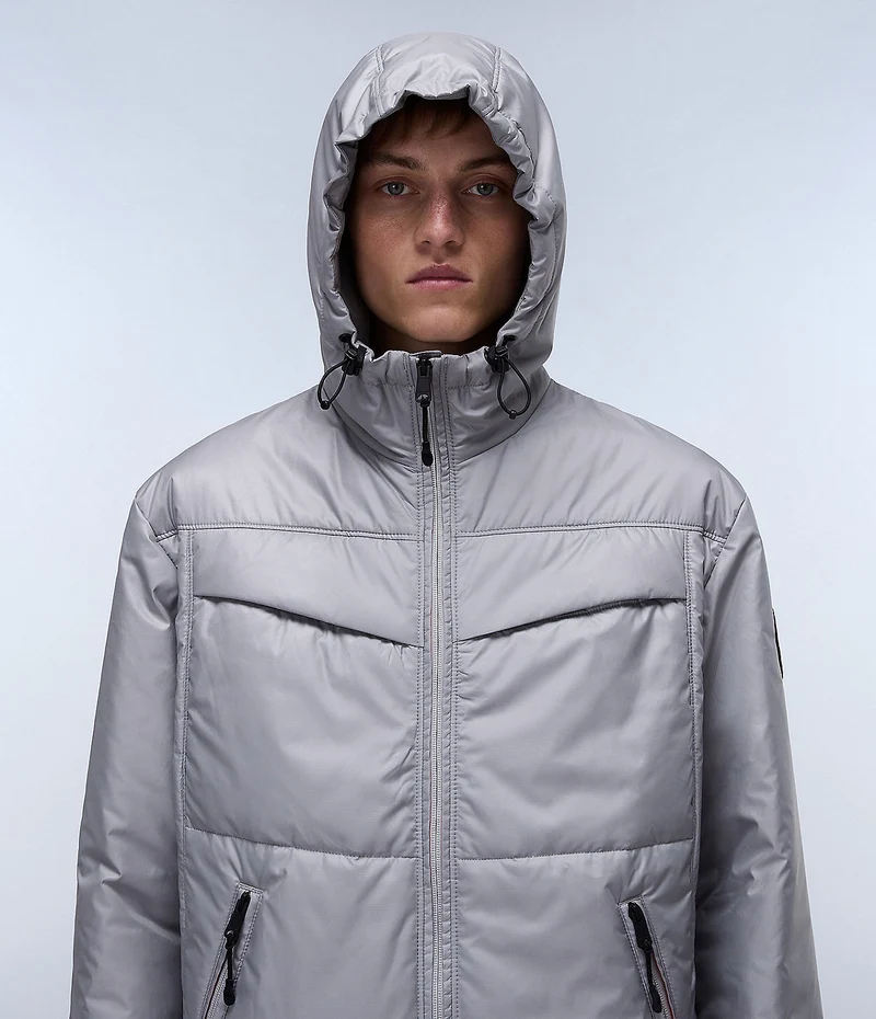 Napapijri Herren Sovana Kurzjacke – Grau