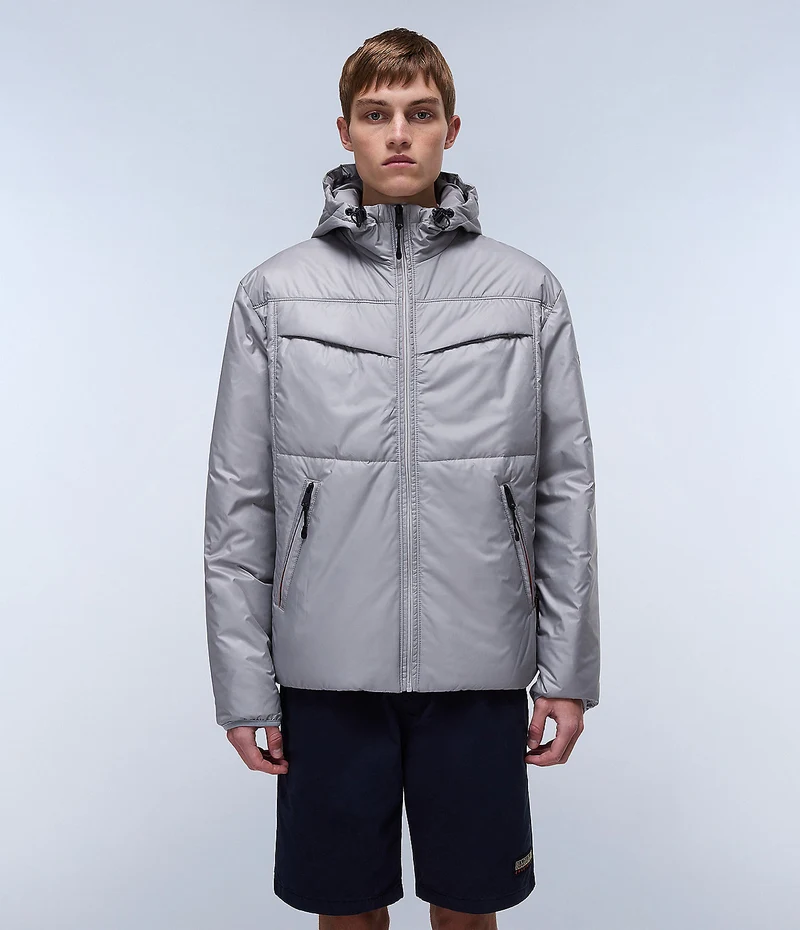 Napapijri Herren Sovana Kurzjacke – Grau