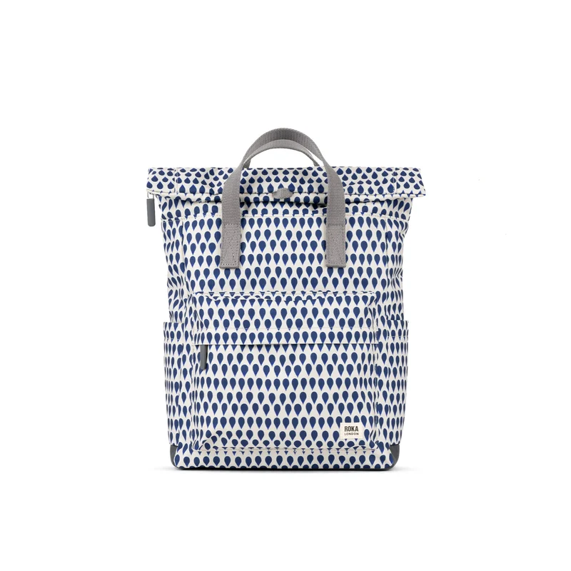 ROKA Canfield B Denim Rain Medium Tasche aus recyceltem Canvas