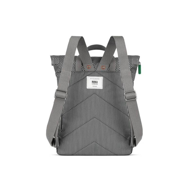 ROKA Canfield B Gemischte Hickory-Streifen Mittlere Tasche aus recyceltem Canvas