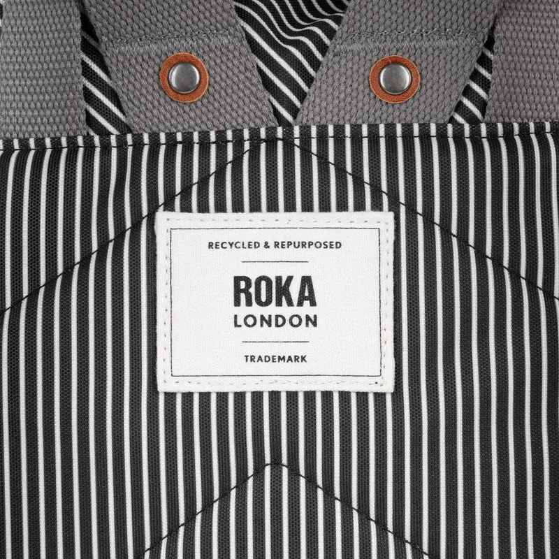 ROKA Canfield B Gemischte Hickory-Streifen Mittlere Tasche aus recyceltem Canvas