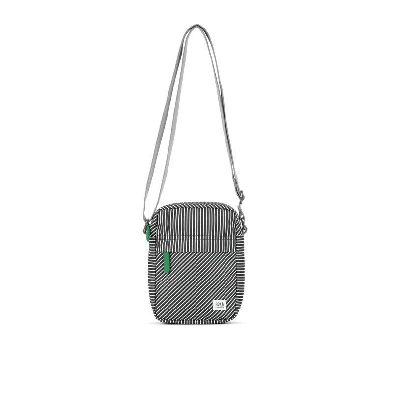 ROKA Bond Tasche aus recyceltem Canvas mit gemischten Hickory-Streifen