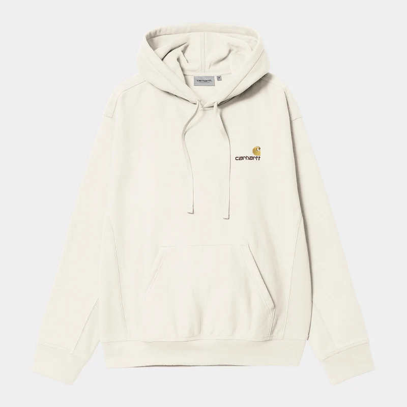 Carhartt WIP Herren American Script Hoodie - Wachs