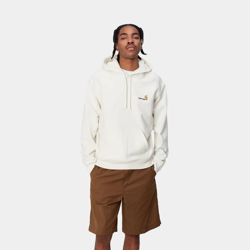 Carhartt WIP Herren American Script Hoodie - Wachs