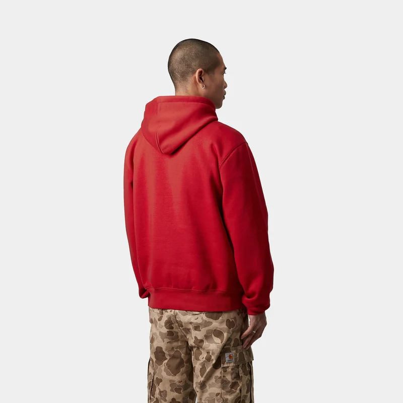Carhartt WIP Herren Carhartt Hoodie - Kirsche / Weltraum