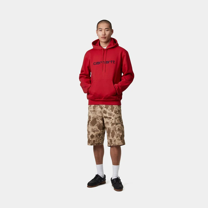 Carhartt WIP Herren Carhartt Hoodie - Kirsche / Weltraum