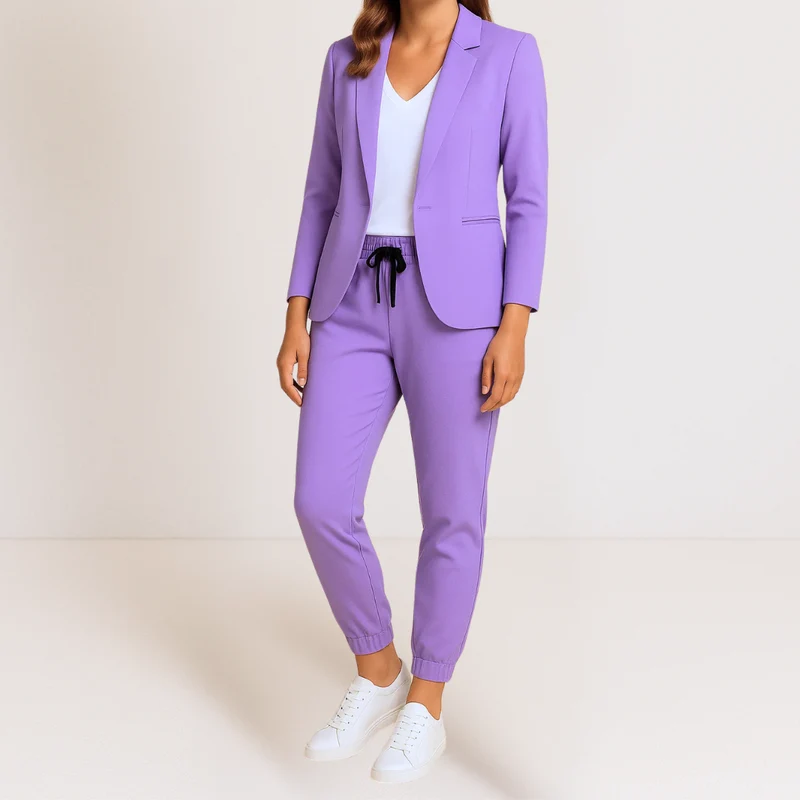 Naomi | Elegantes Und Komfortables Blazer-Jogger-Set Für Damen