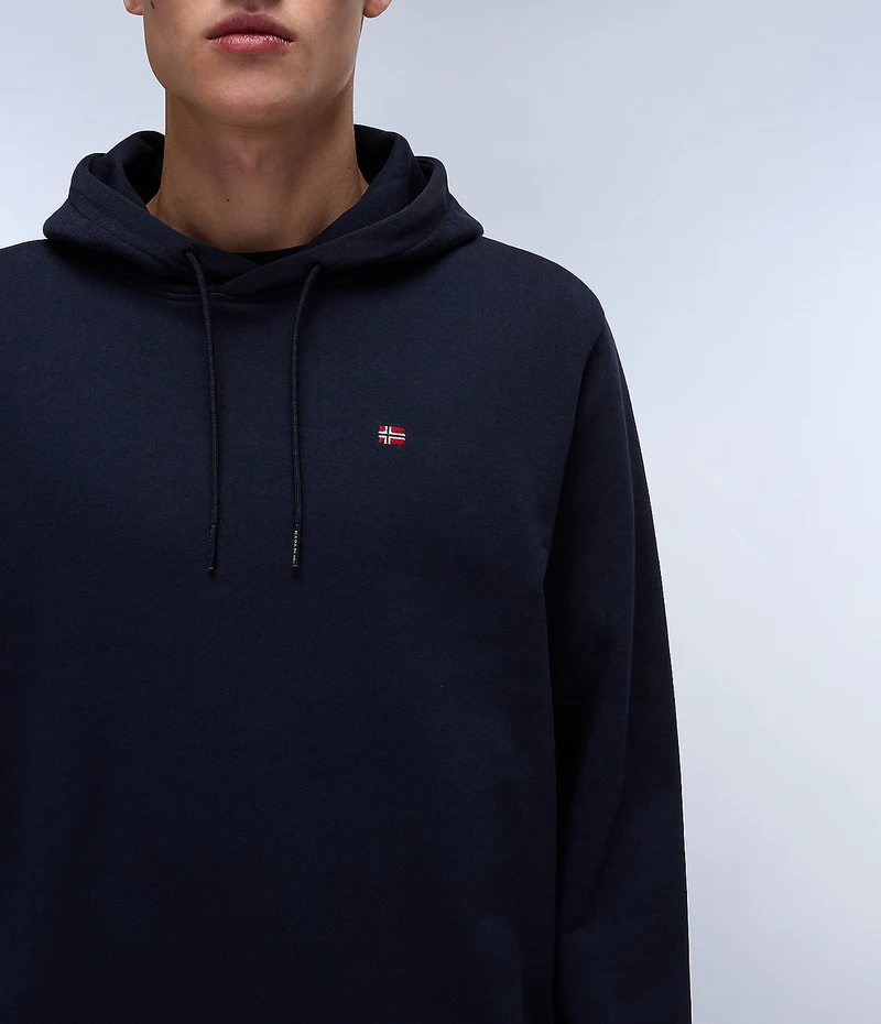 Napapijri Balis Sommer-Kapuzenpullover für Herren – Marineblau