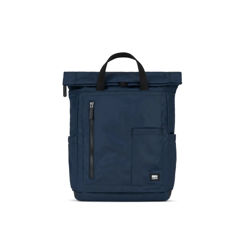 ROKA Black Label Camden P Tasche aus recyceltem Nylon - Mitternacht