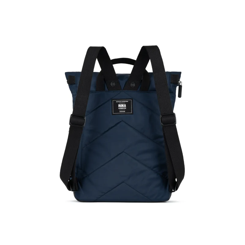 ROKA Black Label Camden P Tasche aus recyceltem Nylon - Mitternacht