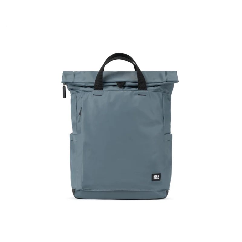 ROKA Black Label Camden J Tasche aus recyceltem Nylon - Rauch