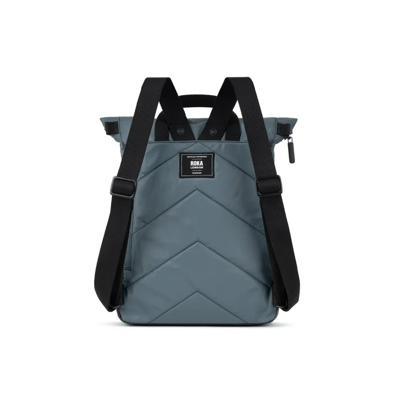 ROKA Black Label Camden J Tasche aus recyceltem Nylon - Rauch