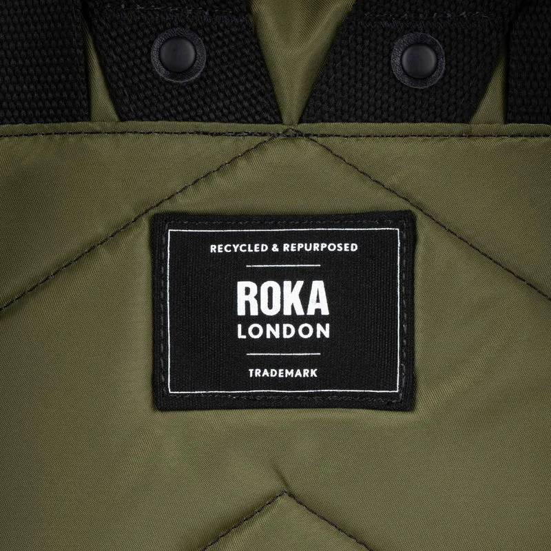ROKA Black Label Camden J Tasche aus recyceltem Nylon - Militär