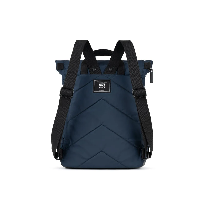 ROKA Black Label Camden J Tasche aus recyceltem Nylon - Mitternacht