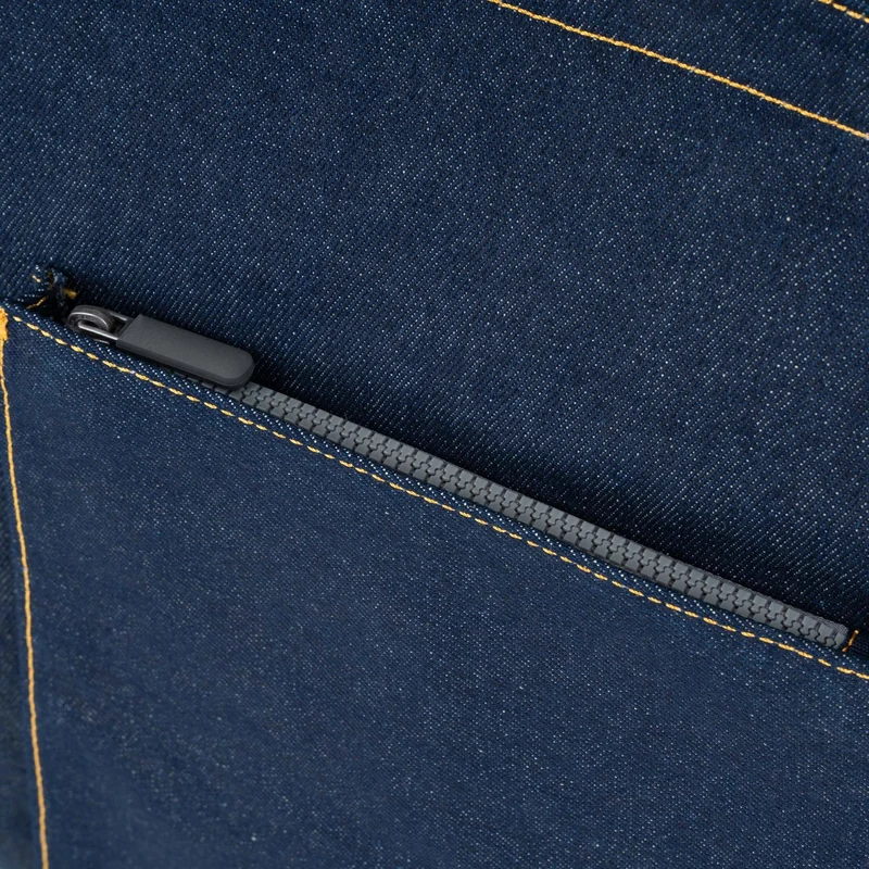 ROKA Große Tasche aus recycelter Baumwolle „Portobello N“ – Dark Wash Denim