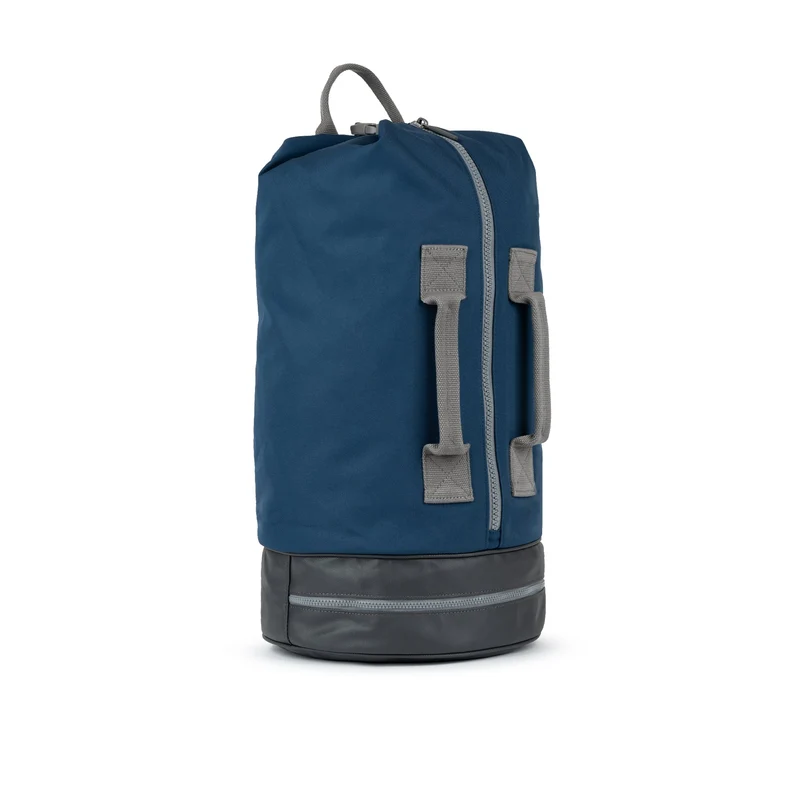 ROKA Heathrow Große Tasche aus recyceltem Canvas - Dunkelblau