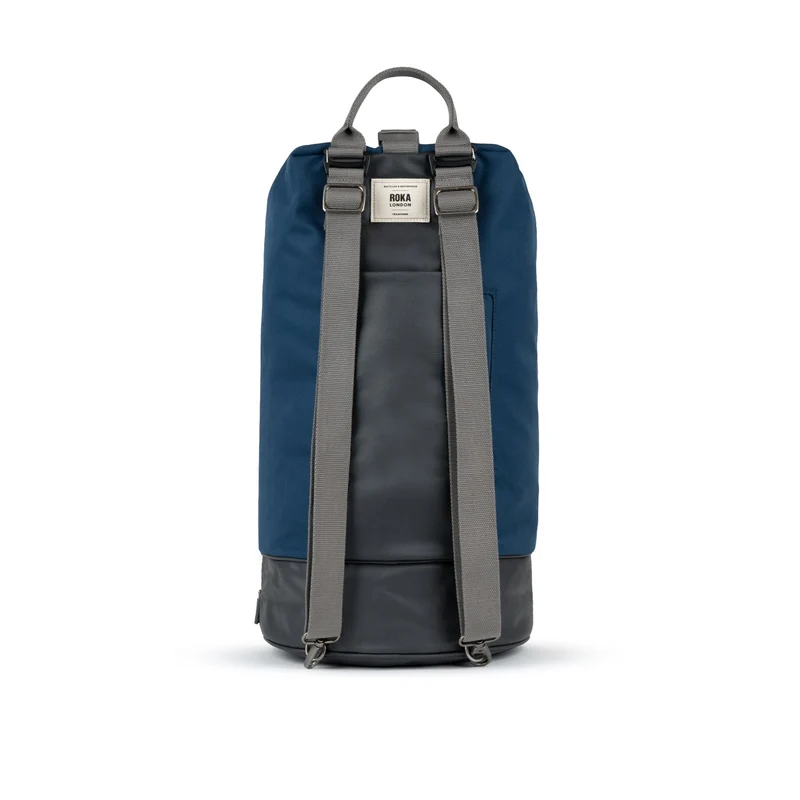 ROKA Heathrow Große Tasche aus recyceltem Canvas - Dunkelblau