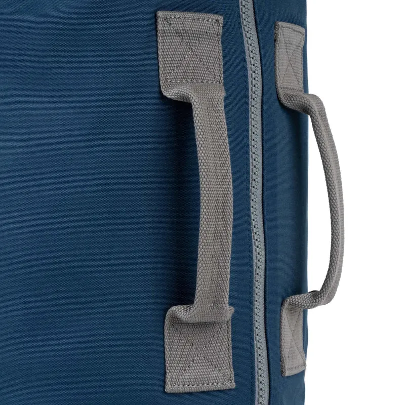 ROKA Heathrow Große Tasche aus recyceltem Canvas - Dunkelblau