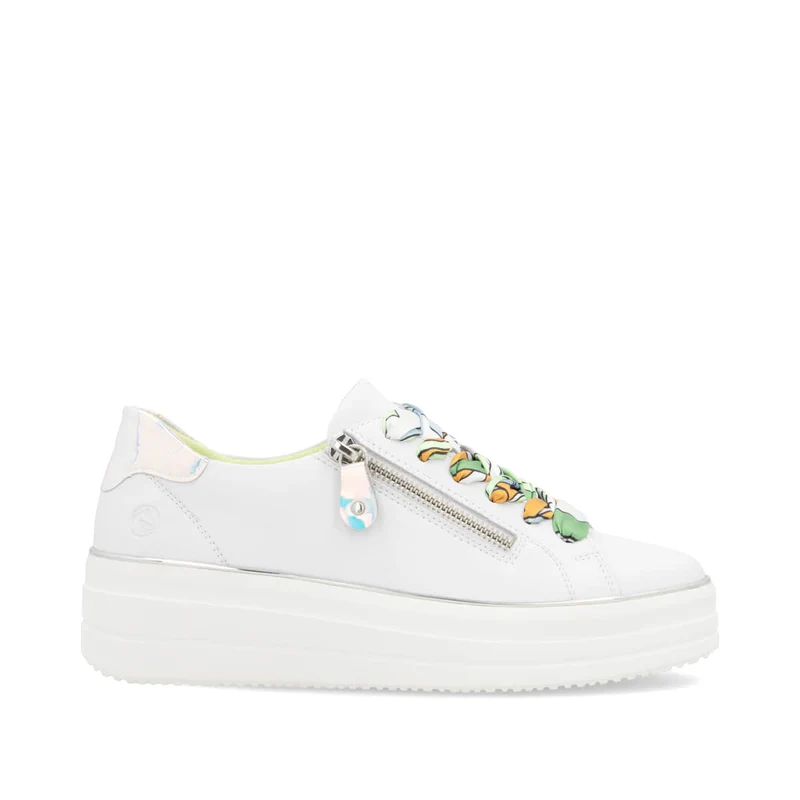 Remonte Leder-Sneakers für Damen - Weiß