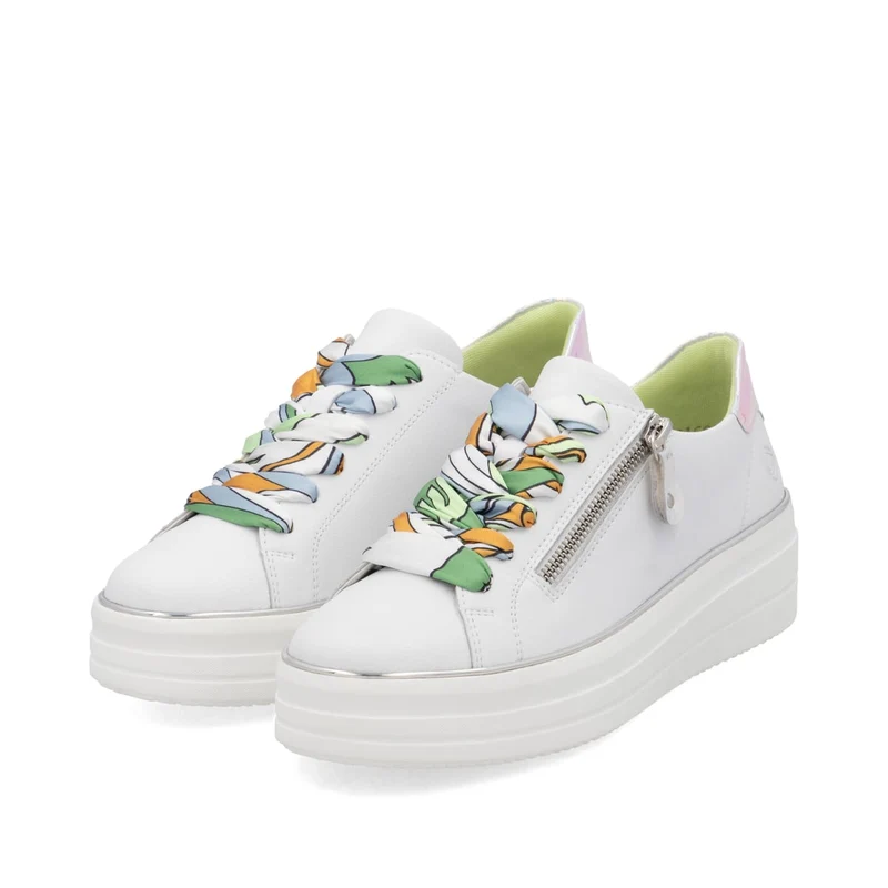 Remonte Leder-Sneakers für Damen - Weiß