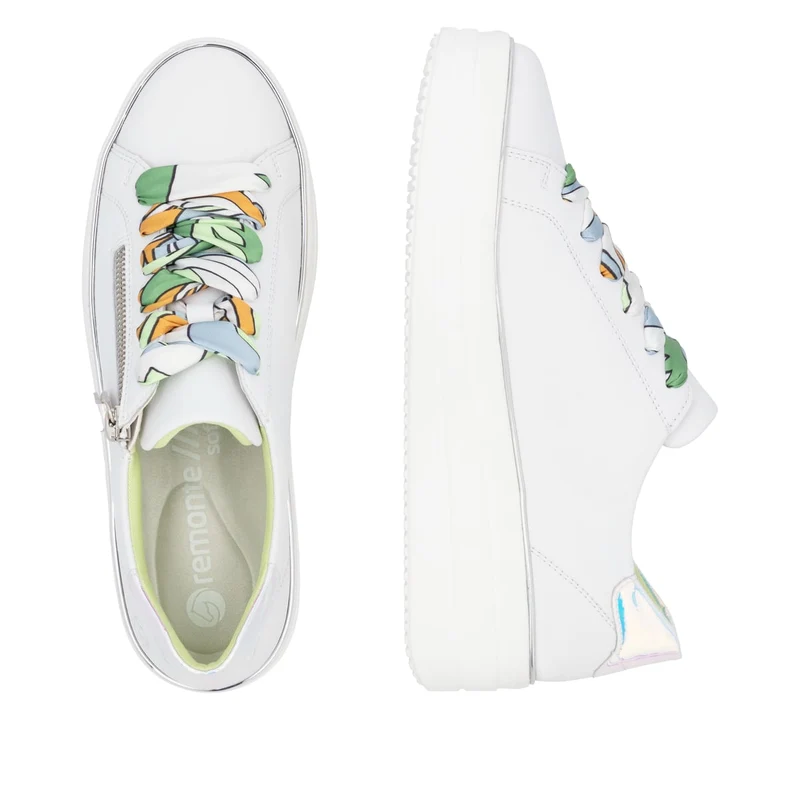 Remonte Leder-Sneakers für Damen - Weiß
