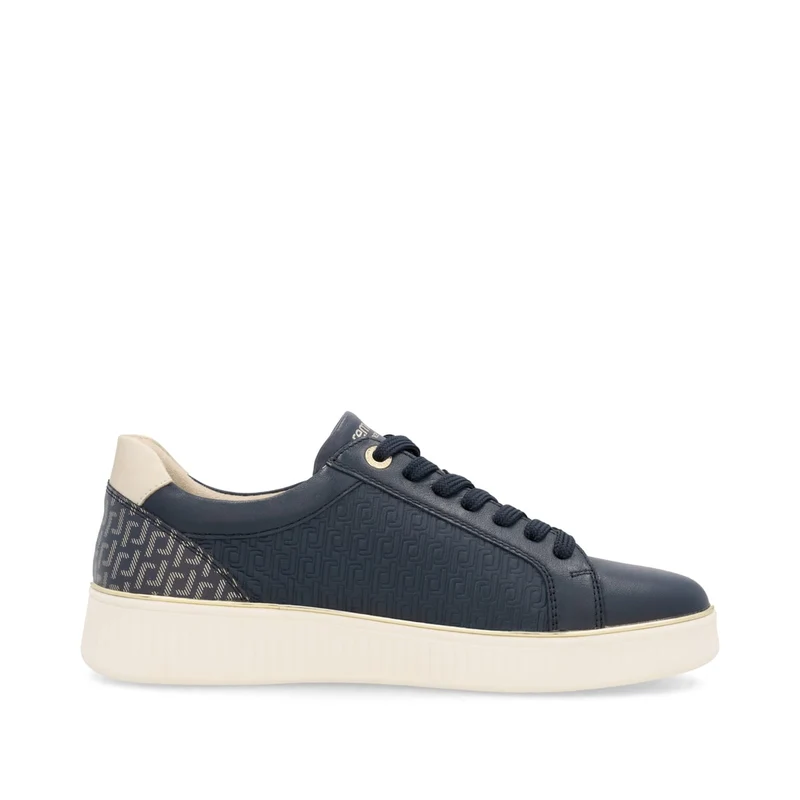 Remonte Leder-Sneakers für Damen - Marineblau