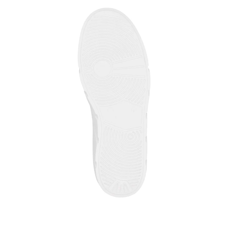 Rieker Modische Damen-Ledersneaker – Weiß