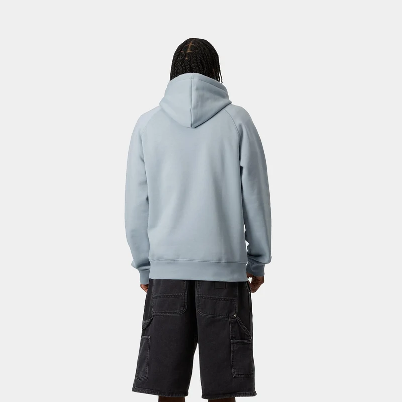 Carhartt WIP Herren Chase Hoodie - Frosted Blue