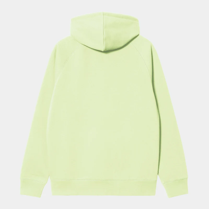 Carhartt WIP Herren Chase Kapuzenjacke mit Reißverschluss vorne - Air Green