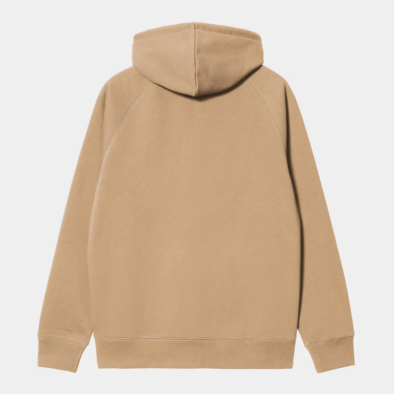 Carhartt WIP Herren Chase Reißverschluss vorne Jacke Hoodie - Dusty Hamilton Brown