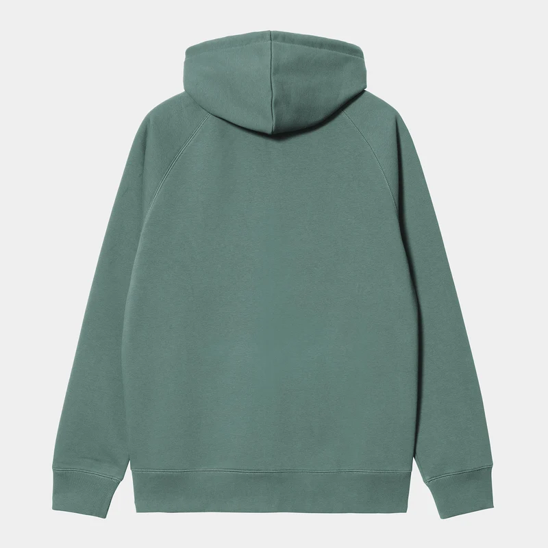 Carhartt WIP Herren Chase Reißverschluss vorne Jacke Hoodie - Silber Kiefer