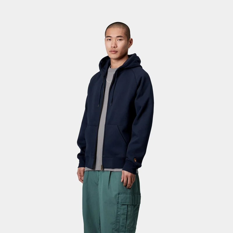 Carhartt WIP Herren Chase Kapuzenjacke mit Reißverschluss vorne - Mizar