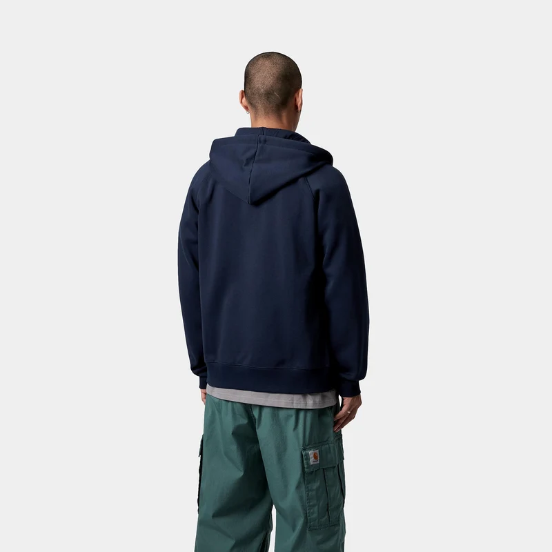 Carhartt WIP Herren Chase Kapuzenjacke mit Reißverschluss vorne - Mizar