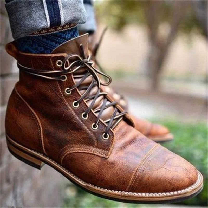 Tristan | Klassische Cap-Toe Herrenstiefel Mit Komfortabler Fußunterstützung
