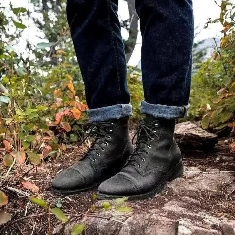 Tristan | Klassische Cap-Toe Herrenstiefel Mit Komfortabler Fußunterstützung
