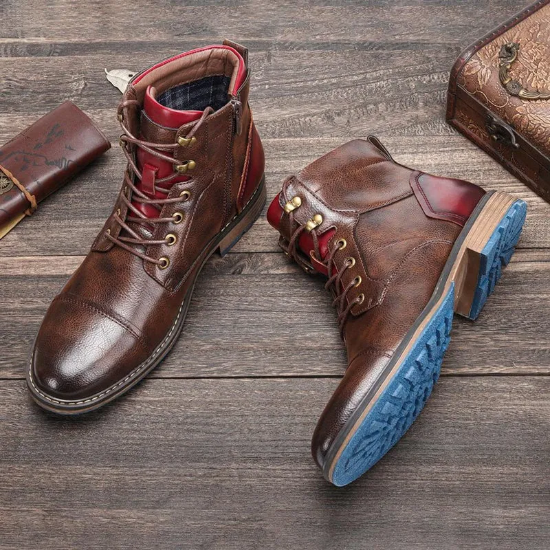Victor | Elegante Oxford Herrenstiefel Aus Echtem Leder