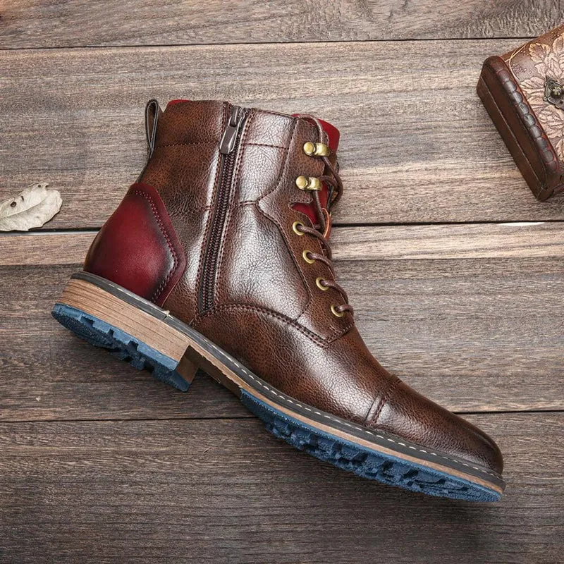 Victor | Elegante Oxford Herrenstiefel Aus Echtem Leder