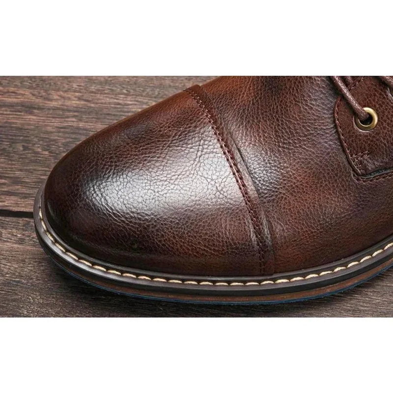 Victor | Elegante Oxford Herrenstiefel Aus Echtem Leder