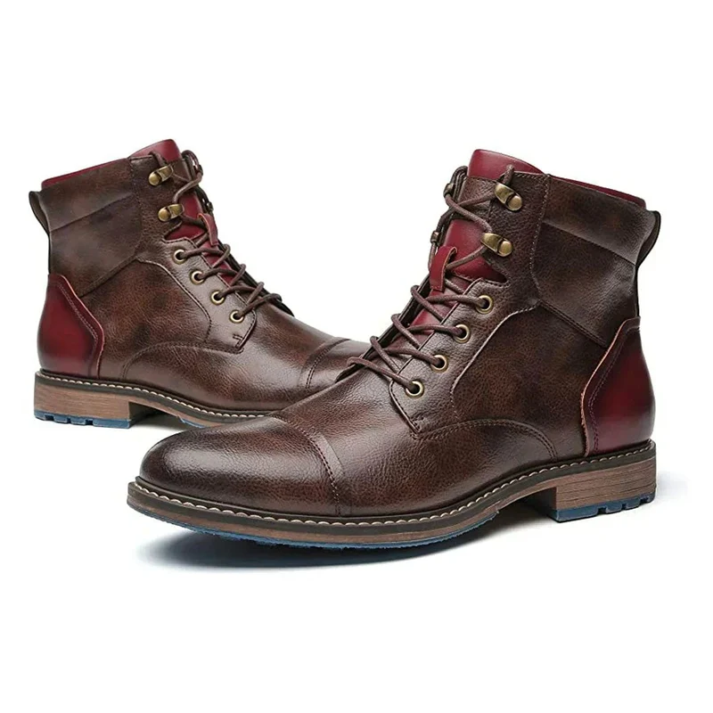 Victor | Elegante Oxford Herrenstiefel Aus Echtem Leder